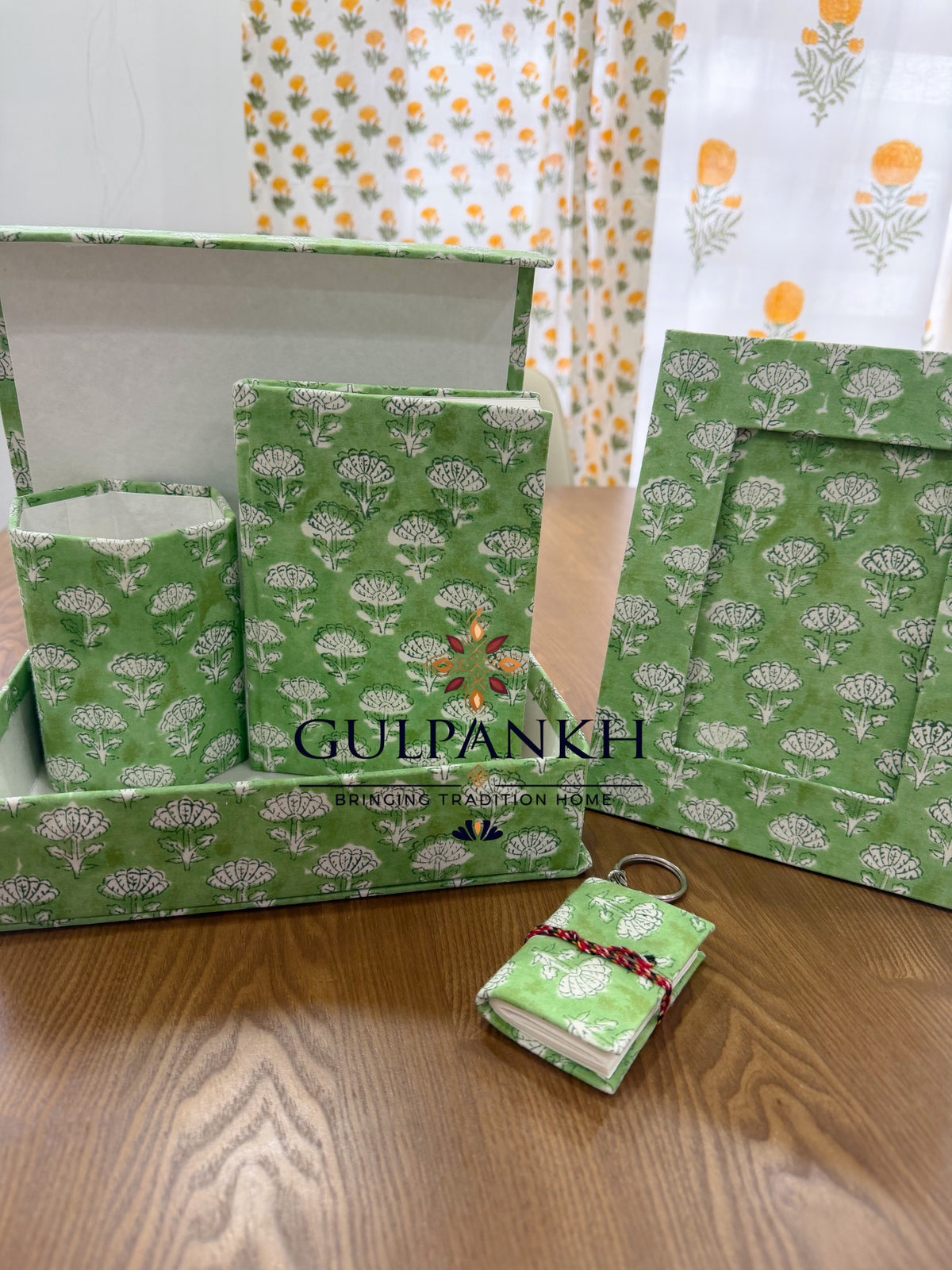 Hand Block Printed Gift Hamper - Gul Bahaar| Gulpankh Canada